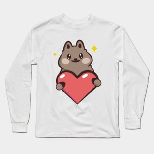 cute quokka Long Sleeve T-Shirt